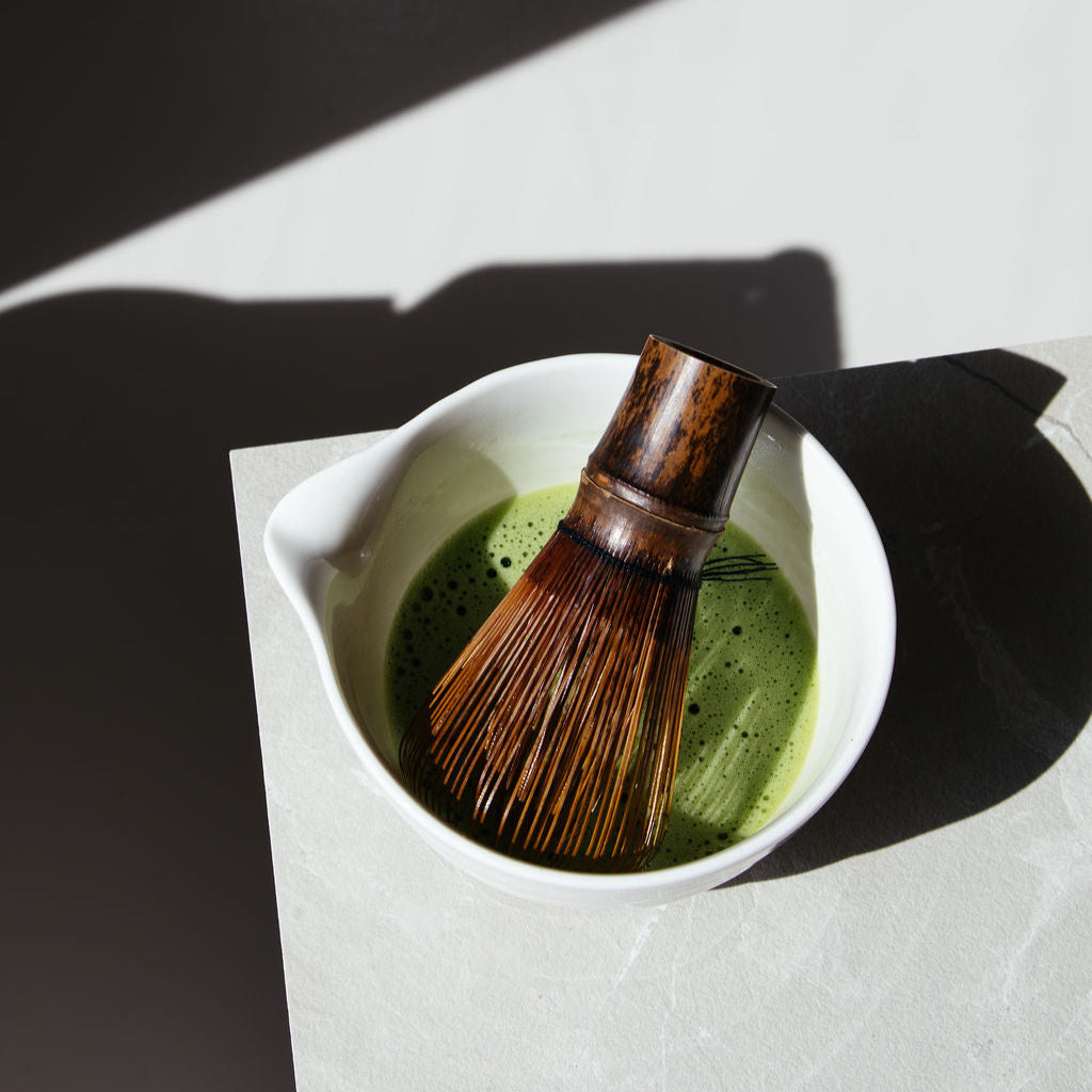 Matcha starterpack - 30 gram Matcha + Bamboo Whisk