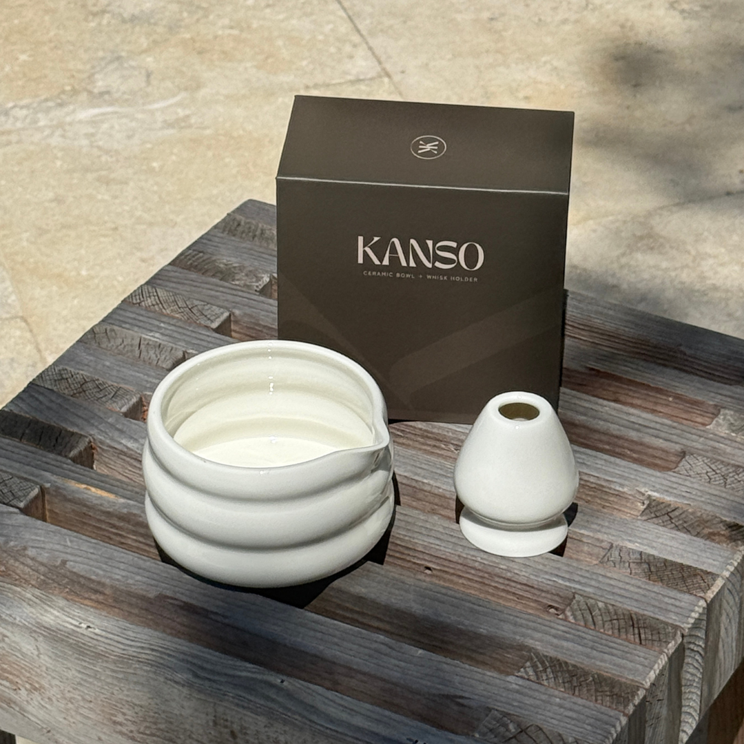 Bowl &amp; Whisk holder - Ivory