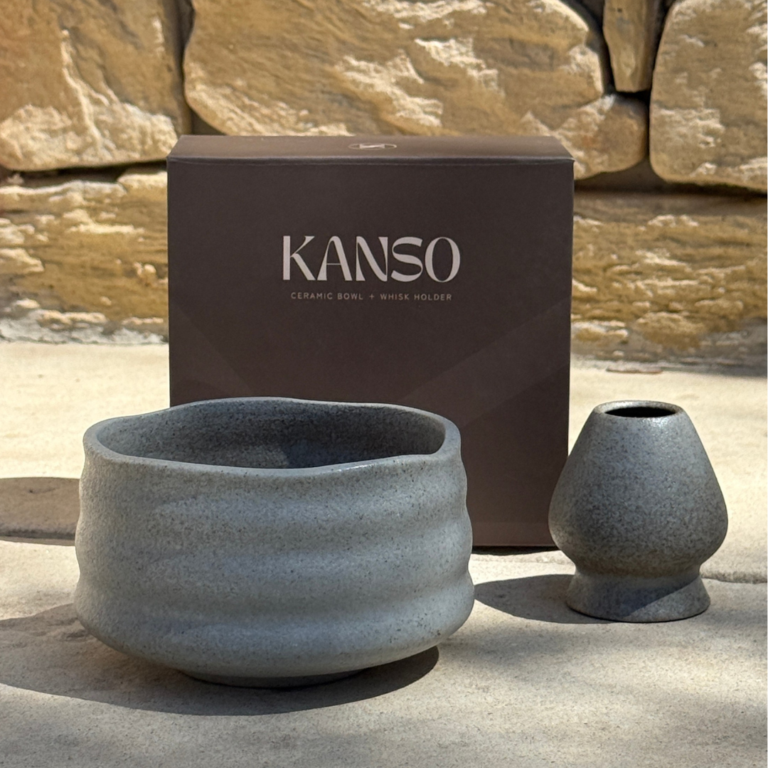 Bowl &amp; Whisk holder - Stone